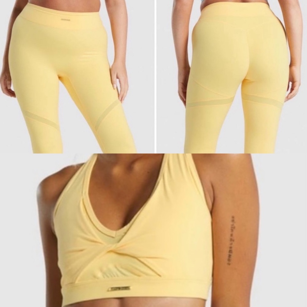 Gymshark x Whitney Simmons Yellow Set